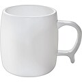NatureHouse® CPLA Corn Plastic Reusable Coffee Mug, 9 oz., White