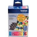 Brother LC753PKS Cyan/Magenta/Yellow High Yield Ink Cartridge, 3/Pack