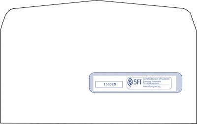 Health Insurance Claim Form Self-Seal Window Envelopes, 4 1/2 x 9 1/2, 500/Box (1500ES)