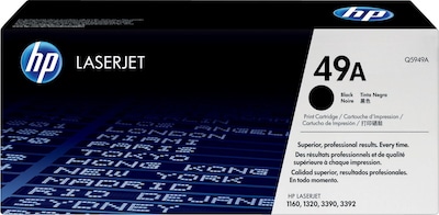 HP 49A Black Standard Yield Toner Cartridge   (Q5949A)