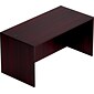 Offices to Go Furniture Collection 60"W  Desk Shell, American Mahogany (TDSL6030DSAML)