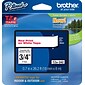 Brother P-touch TZe-242 Laminated Label Maker Tape, 3/4" x 26-2/10', Red On White (TZe-242)