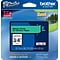 Brother P-touch TZe-741 Laminated Label Maker Tape, 3/4 x 26-2/10, Black On Green (TZe-741)