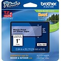 Brother P-touch TZe-151 Laminated Label Maker Tape, 1 x 26-2/10, Black on Clear (TZe-151)