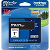 Brother P-touch TZe-355 Laminated Label Maker Tape, 1 x 26-2/10, White on Black (TZe-355)