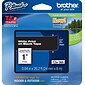 Brother P-touch TZe-355 Laminated Label Maker Tape, 1" x 26-2/10', White on Black (TZe-355)