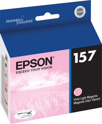 Epson T157 Ultrachrome Light Magenta Standard Yield Ink Cartridge