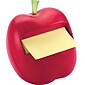 Post-it® Pop-Up Apple-Shaped Dispenser for 3" x 3" Notes, Red, 1 Pad/Pack (APL330)