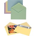 Staples Gummed Assorted Pastels Specialty Envelopes, 50/Box (20560/18682)