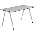 Iceberg OfficeWorks Teaming Table 60x30 Top Only, Gray