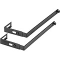 Diversity Products Solutions Black Metal Verti-Go Cubicle Accessories Universal Hanger Brackets, Vertical (DPS21651-CC)