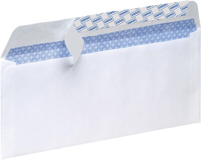 Cenveo #10 Envelope, 4-1/8 x 9-1/2, Right Hand Window, White, 2500/Box