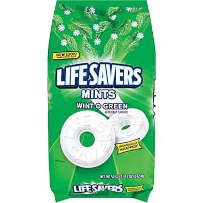 Lifesavers Wint-O-Green Mints, 50 oz. (MMM29060)