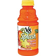 V8® Splash® Tropic Blend Juice Drink, 16 oz. Bottles, 12/Pack