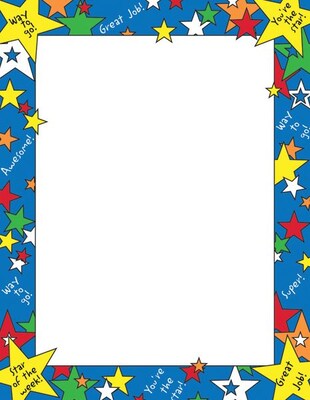 Great Papers® Star of the Week Letterhead, 80/Pack