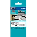 Brother P-touch TZe-FX231 Laminated Flexible ID Label Maker Tape, 1/2 x 26-2/10, Black on White (T