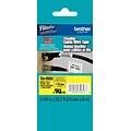 Brother P-touch TZe-FX651 Laminated Flexible ID Label Maker Tape, 1 x 26-2/10, Black on Yellow (TZe-FX651)
