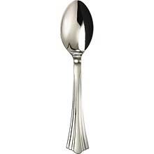 WNA Reflections™ Plastic Spoons, Heavy Weight, Gray, 6 1/4, 600/Ct