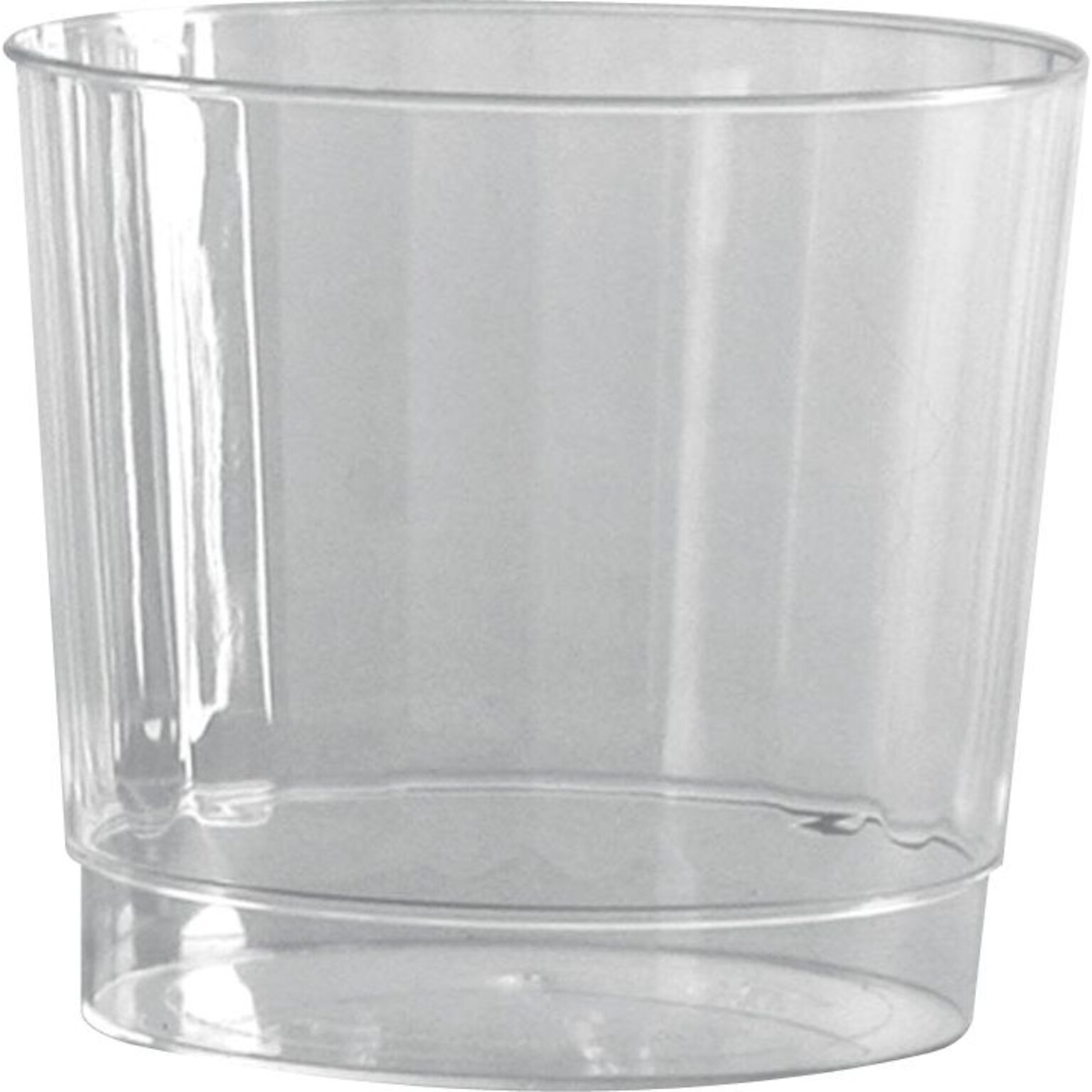 WNA Classic Crystal Plastic Cold Fluted Tumbler, 9 oz., Clear, 20 Cups/Pack, 12 Packs/Carton (WNACCR9240)