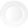 WNA Classicware Plastic Plates, 7.5, White, 180/Carton (WNACW75180W)