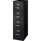 Quill Brand® 4-Drawer Vertical File Cabinet, Locking, Letter, Black, 22"D (22337D)