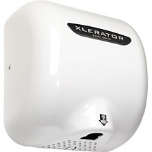 XLERATOR XL-BW 110-120V Hand Dryer with Noise Reduction Nozzle, White Thermoset Resin Cover