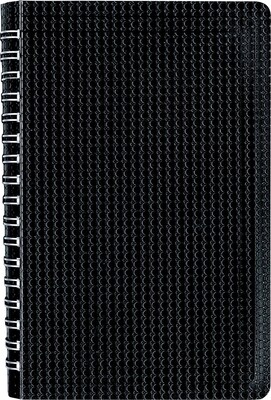 Blueline DuraFlex 1-Subject Professional Notebooks, 6 x 9.375, College Ruled, 80 Sheets, Black (B40.81)