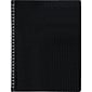 Blueline DuraFlex 1-Subject Professional Notebooks, 8.5" x 11", College Ruled, 80 Sheets, Black (B41.81)