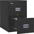 FireKing® Patriot 2-Drawer Fireproof File Cabinets, Letter/Legal, Black (2P1825CBLI)