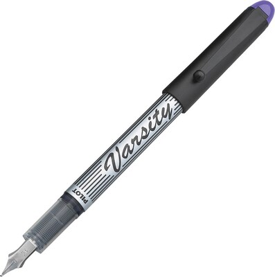 Pilot Varsity Fountain Pen, 1.0mm Nib, Purple Ink (90008)