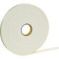 3M™ Double Sided Foam Tape, 1/2 x 5 yds., White (TDST9534462R)