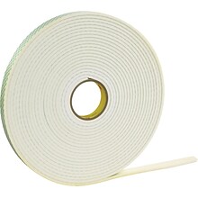 3M™ Double Sided Foam Tape, 1/2 x 5 yds., White (TDST9534462R)