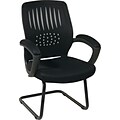 Office Star™ Screen Back Guest Chair; Black Mesh Seat