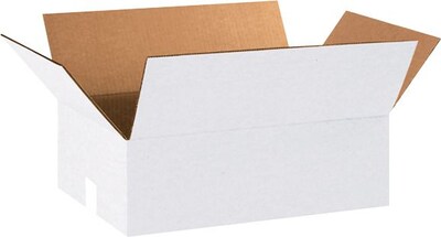 Quill Brand® 18 x 12 x 6 Shipping Boxes, 32 ECT, White, 25/Bundle (18126W)