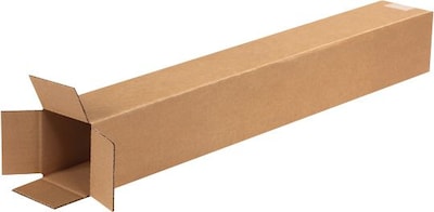 4 x 4 x 28 Shipping Boxes, 32 ECT, Brown, 25/Bundle (4428)