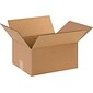 12" x 10" x 6" Shipping Boxes, Brown, 25/Bundle (HD12106)