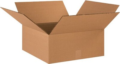 18 x 18 x 8 Shipping Boxes, 48 ECT Double Wall, Brown, 15/Bundle (HD18188DW)