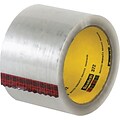 3M #372 Hot Melt Packaging Tape, 3 x 55 yds., Clear, 24/Case