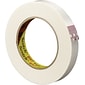 3M 897 6.0 Mil Strapping Tape, 1" x 60 yds., Clear, 12/Case (T91589712PK)
