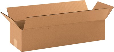 18 x 4 x 4 Shipping Boxes, 32 ECT, Brown, 25/Bundle (1844)