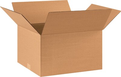 17 x 14 x 10 Shipping Boxes, 32 ECT, Brown, 25/Bundle (171410)