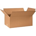 24Lx10Wx8H(D) Single-Wall Long Corrugated Boxes; Brown, 25 Boxes/Bundle