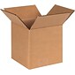 6" x 6" x 6" Shipping Boxes, Brown, 25/Bundle (HD666)