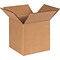 6 x 6 x 6 Shipping Boxes, Brown, 25/Bundle (HD666)