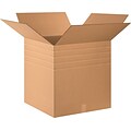 24 x 24 x 24 Multi-Depth Shipping Boxes, 32 ECT, Brown, 10/Bundle (MD242424)
