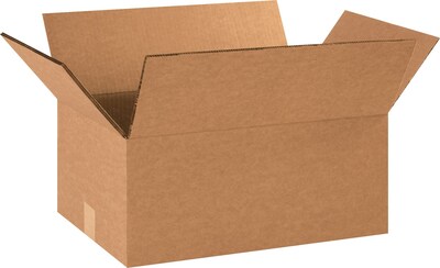 18 x 12 x 8 Shipping Boxes, 48 ECT, Brown, 15/Bundle (HD18128DW)