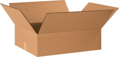 20 x 16 x 6 Shipping Boxes, 32 ECT, Brown, 25/Bundle (20166)