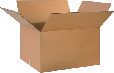 24 x 20 x 14 Shipping Boxes, 32 ECT, Brown, 10/Bundle (242014)