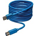 Tripp Lite® A/B USB 3.0 Super-Speed Cable, 10, Blue