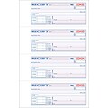 Adams 3-Part Carbonless Receipt Book, 10.88 x 7.63, 100 Sets/Book (TC1182)